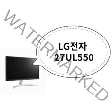 LG전자 68.4cm UHD 모니터, 27UL550