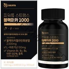 솔비타 파워풀 스트랭스 블랙마카 2000 120.12g, 120정, 1개