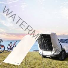 브리즈문 차박텐트 도킹텐트 꼬리 카 차량 용 텐트 쉘터 스텔스 카크닉, 크림베이지, M, 01.기본형(가랜드 증정)