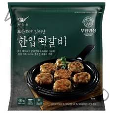 사옹원 한입떡갈비 480g, 3개