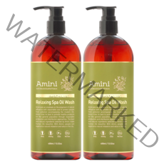 아미니 릴렉싱 스파오일워시 허브향, 400ml, 2개