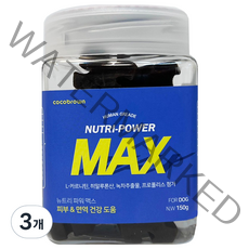 코코브라운 강아지 아이엠프레쉬 뉴트리파워맥스 피부와 면역건강 영양제 150g, 3개