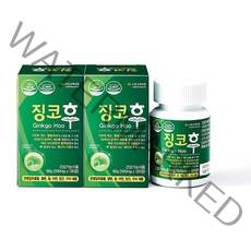 상상 징코후 기억력 개선 은행잎추출물 혈행개선, 3통, 500mg