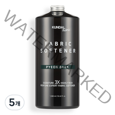 쿤달 초고농축 섬유유연제 아로마에디션 편백향 본품, 5개, 1580ml