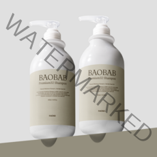 라온 바오밥 프리미엄 글라이신 샴푸 트리트먼트 2500ml 미용실 약산성 지성 두피 대용량 손상모 복구 콜라겐 단백질 클리닉 청소년 비듬 천연 무실리콘, 샴푸2개+500ml샴푸