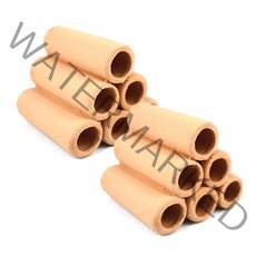 모비딕 수족관 장식용 6공 파이프 황토 TW2203, 2개입