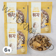 주일 일품 수제 황태 껍질튀각, 60g, 6개