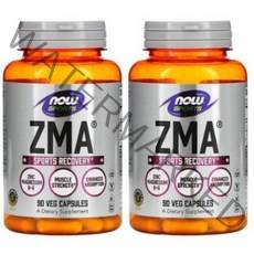 [1+1] Now Foods 나우푸드 스포츠 ZMA 90정 리커버리 비타민 B6 마그네슘 아연 산화마그네슘 산화아연 피리독신 2개