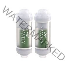 SPAVELY 스파블리 비타민 샤워필터, 2개, 그린레몬