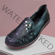 마마슈 A44L칼리 여성 단화 우븐장식 발볼편한 로퍼 말랑말랑 폭신 논슬립 엄마 할머니