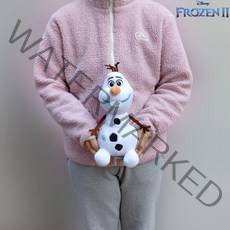 겨울왕국 2 올라프 봉제 인형 눈꽃, 화이트, 26cm