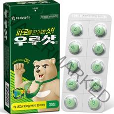대웅제약 우루샷 피로회복 멀티 비타민 UDCA 포함, 30정, 1개