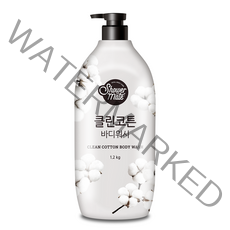 샤워메이트 클린코튼 바디워시 목화솜향, 1.2kg, 1개