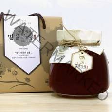 [가정의달선물해보세요] 에덴양봉 꿀(선물용)+가족세트, 1세트, 벌꿀가족1호(밤꿀1kg+잡화꿀500g)