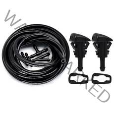 세차 매직 건 호스 앞 유리 와이퍼 와셔 제트 노즐 호스 닷지 벤저 듀랑고 그랜드 캐러밴 여행 매그넘 램 크라이슬러 용 4eEA2, 02 Nozzle and 2m Hose, Nozzle and 2m Hose