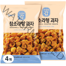 청우 참소라형 과자, 120g, 4개