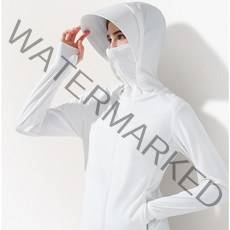 블링에스 햇빛차단 남녀공용 여름 냉감 메쉬 후드집업