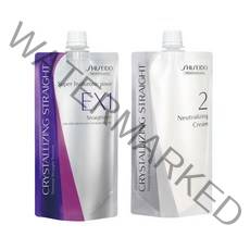 시세이도 크리스탈라이징 스트레이트 매직약 400ml(N H EX), EX1(곱슬모/저항성모), 크림타입, 400ml, 1개