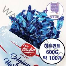 코스트코 벨지안 하트민트캔디 600g(약100개) + 더메이런알콜티슈, 1개