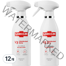 랩신 V3 항균 스프레이, 410ml, 12개