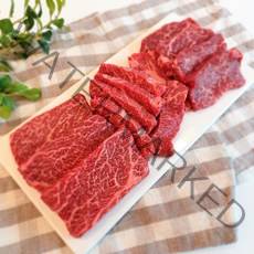 아빠가 준비한 고기 고품질와규모듬구이 마블링6UP 540g(살치살 본갈비살 삼각살)꽃갈비살, 1개, 540g