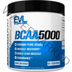 Evlution Nutrition BCAA 5000mg 언플레이버드, 1개, 300g