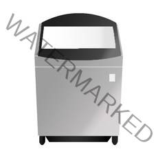 LG전자 스마트인버터모터 통돌이 일반세탁기 TR12BL 12kg 방문설치, 미들 프리 실버
