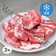6다이닝 캐나다산 감자탕용 돈목뼈 (냉동), 2팩, 2kg