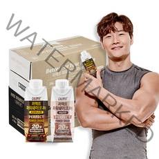 칼로바이 퍼펙트 파워쉐이크 20g 김종국 프로틴 헬스 단백질 음료 액상 보충제 초코바나나 18개입+바닐라 18개입, 1세트