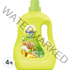 스너글 무드테라피 섬유유연제 비바 페스티벌, 4L, 4개