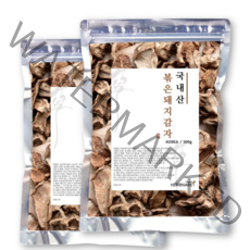 허브나래 저온로스팅 볶은 돼지감자 차, 2개, 500g(지퍼팩), 500g