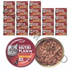 동원 뉴트리플랜 고양이 간식캔 160g, 흰살참치 + 닭가슴살 혼합맛, 24개