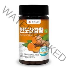 프리미엄 인도산 강황정 강황환 HACCP 인증 500mg 300정, 150g, 1병