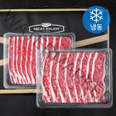 미국산 LA식 소갈비 선물세트 (냉동) + 부직포가방, 2.8kg, 1세트