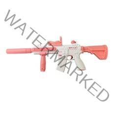 LICA 2023년 신형 워터건 워터물총 워터파크 전동 연사 물총 자동물총 M16 글록 피스톨 물총 탄창물총 물총 축제 워터 파티 물놀이, M16핑크