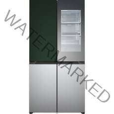 [색상선택형] LG전자 오브제 디오스 노크온 미러글라스 빌트인타입 4도어 양문형 냉장고 스테인리스 솔리드 방문설치, 오브제컬렉션 그린 실버, M623SGS352S