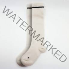 메리노울100% 양말 하프삭스/니삭스, 아이보리, 니삭스_메리노울 100프로_매우두꺼운타입, S_(220~240)