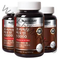 뉴트리디데이 프리미엄 비오틴 10000, 90정, 45g, 3개