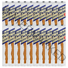 네츄럴이엑스 츄 꽈배기 강아지 간식 S, 황태, 13g, 20개