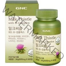 GNC 밀크씨슬 위드 B 컴플렉스 36g, 1개