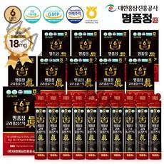 명품정 6년근 고려 홍삼 스틱 진 실속형 1포당 진세노사이드 18mg, 100개, 10g, 10g
