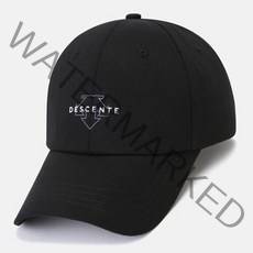 데상트 데상트모자 KQF SN323HCP71-BLK 스포츠베이직 워딩 볼캡 / BLK0, S-M