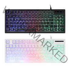 앱코 K150 텐키리스 레인보우 LED 멤브레인 화이트, K150(화이트)