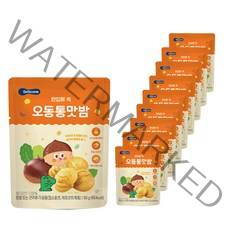 베베쿡 오동통통맛밤 간식, 50g, 10개