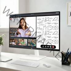 LG전자 24MP500W 24인치 화이트 모니터 16:9 LED IPS 광시야각 Full HD, 무료택배배송