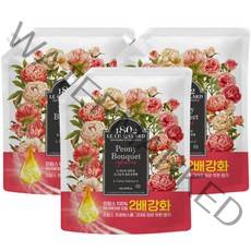 르샤트라1802 인퓨전 초고농축 섬유유연제 피오니부케향 리필, 2L, 3개