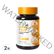 뉴트리디데이 플러스 멀티비타민 앤 미네랄 30g, 60정, 2개