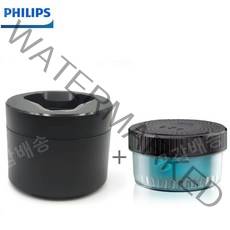 필립스 전기 면도기 세척기 클린징팟 프레시티지 SkinIQ S 9000 7000 5000 시리즈 5587 세척액, 세척기 + 카트리지 (세정액) 1개