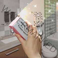 위드데이 욕실거울 유리닦이 거울닦이 베란다 청소도구 자동차 화장실 물때제거 미러크리너, 1개