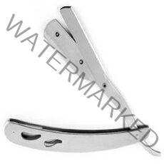 웰플레이 일자 실버 클래식 면도기, 1개입, 1개